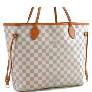 💯⚠️⚠SALE⚠️LOUIS VUITTON DAMIER AZUR MM NEVERFULL
